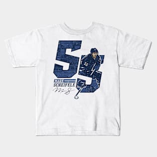 Mark Scheifele Winnipeg Offset Kids T-Shirt